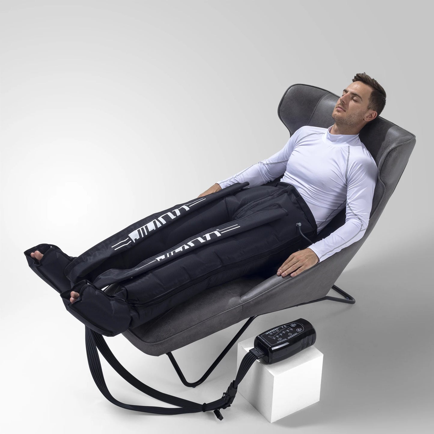 Pressotherapy Air Compression Foot Muscle Massager Leg Recovery Boots Lymphatic Drainage Machine Relax Physiotherapy 8 Chamber